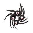 thumbnail image 4 of Corona de Halloween, coronas artificiales para colgar en la pared al aire libre, ventana, puerta delantera, corona para exteriores, comedor, casa embr 17 cm x 9 cm, 4 of 9