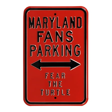 Boston Red Sox Parking Sign - Maryland Terrapins 12