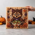 thumbnail image 3 of Halloween Pearl Art Kit, Cute Ghost 3D Diamond Art DIY Craft Kit with Resin Pearls, Halloween Wall Decor Painting for Beginners, Fall Home Decoration, Seasonal Party Activity & Handmade Gift, 3 of 6