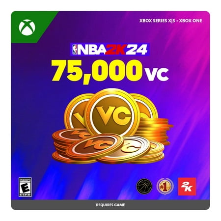 NBA 2K24: 75,000 VC - Xbox One, Xbox Series X|S [Digital]