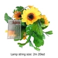 thumbnail image 4 of 20LED Girasol Luces de hadas Wdftyju Flor artificial Guirnalda, 4 of 4