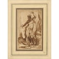 thumbnail image 3 of Domenico Beccafumi 19x24 Black Modern Framed Museum Art Print Titled - Study for the Figure of Abraham (1547), 3 of 5