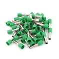 thumbnail image 1 of 50 Pcs 6mm2 Terminales de Cuerda Crimp de Conexión de Ferrule Aislados de 6 mm Verde, 1 of 1