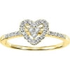 Heart and Soul 1/5 CT. T.W. Diamond 10kt Yellow Gold Ring