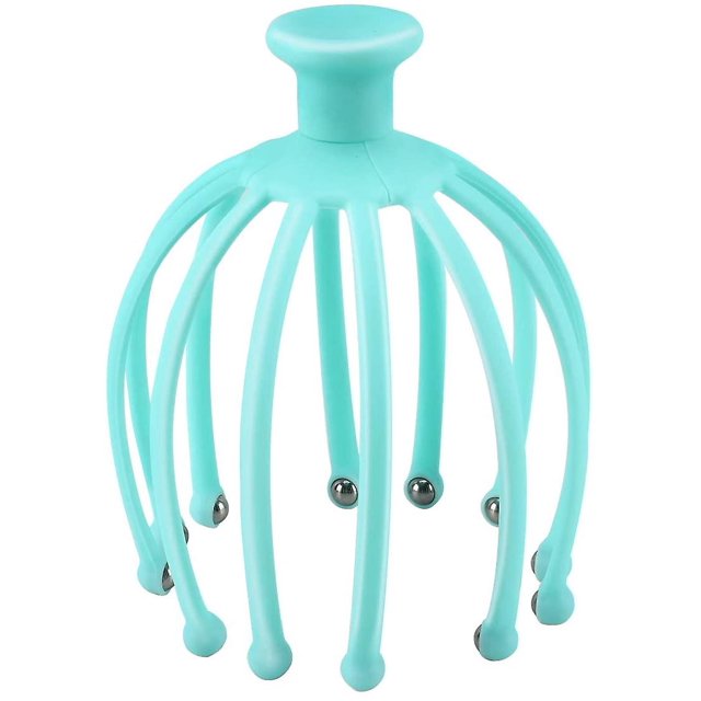 Rascador de masaje para relajación profunda, masajeador de cabeza curva para aliviar el estrés, Manual de estimulación del cabello WD.WDQZL Hogar