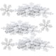 thumbnail image 3 of Ouitble Decoración de Copos de Nieve, 1 Paquete de 6 cm Decoración de Copos de Nieve Tela no Tejida Decoración navideña Lentejuelas de Nieve Plata, 3 of 5