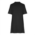 thumbnail image 4 of LOVZFMLL Robe d'Été Aguichant et Tendance à Imprimé Sans Manches à Col en V pour Femme Noir P, 4 of 5