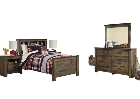Ashley Furniture Trinell 5 PC Bedroom Set: Twin Bookcase 