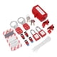 thumbnail image 2 of Kit de etiquetado de bloqueo eléctrico, juego de candados de seguridad con bloqueo de disyuntor de circuito eléctrico meticulosamente diseñado, 2 of 8