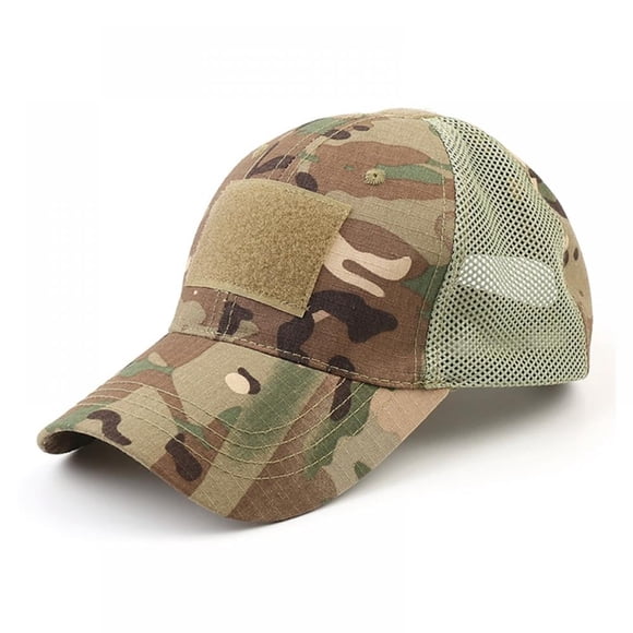 Men Baseball Cap Camo Tactical Hat Army Military Outdoor Camo Summer Casual Mesh Caps
