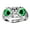 Green, variant on Jiaroswwei Adjustable Owl Ring with Big Eyes Ultralight Simple Style Finger Band Women Men Engagement Wedding Ring Jewelry Gift