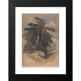thumbnail image 2 of William James Müller 13x18 Black Modern Framed Museum Art Print Titled - Pines on Hampstead Heath (1842), 2 of 5