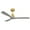 8#Gold, variant on Ceiling Fans 52 Inch Indoor Ceiling Fan Without Light 3 Solid Wood Blades Remote Control Reversible DC Motor,Table Fans