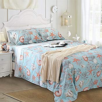 Queen Size Sheets Set Deep Pockets 18 Inch Designer Beach Themed Bedding Sets Seas C Printed 100 Egyptian Cotton Com - Egyptian Themed Bedding Set Queen Size Sheets Set Deep Pockets 18 Inch Designer Beach Themed Bedding Sets Seas C Printed 100 Egyptian Cotton Com - Egyptian Themed Bedding Set