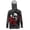 Gothic Skull Print, variant on Bulopur Palm Tree Men’s UPF 50  Sun Protection Hoodie Shirt Long Sleeve Fishing Rash Guard with Breathable Face Mask Quick Dry Lightweight UV Top