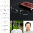 thumbnail image 5 of Fashion Metal Rimless Eye Glasses Eyeglasses Frame Spectacle Frames, 5 of 19