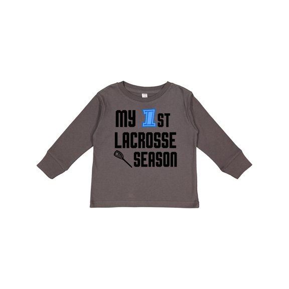 Inktastic My 1st Lacrosse Season Boys Long Sleeve Toddler T-Shirt
