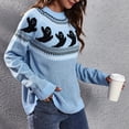 thumbnail image 6 of Edvintorg Vintage Halloween Sweatshirt Women Kawaii Print Long Sleeve Casual Crewneck Sweatshirts Tops Fall Pullover Female, 6 of 6