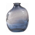 thumbnail image 3 of LWVITH Ins Style Small Glass Vase, Gradient Blue Narrow Mouth Hydroponic Vase for Single Stem Flower, Living Room Table Centerpiece for Bedroom Office, for Rose Eucalyptus Dried Flowers, Set of 3, 3 of 6
