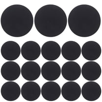 UPOUART 500 Pieces Black Felt Stickers Self-Adhesive for Crafts, Clothing Decoration, Creative Art Supplies