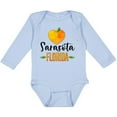 thumbnail image 3 of Inktastic Sarasota Florida Orange in Heart Boys or Girls Long Sleeve Baby Bodysuit, 3 of 5