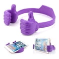 thumbnail image 1 of Práctico soporte para teléfono móvil Pulgares universales Soporte ajustable para tableta de teléfono celular Soporte de viaje duradero para el hogar FLhrweasw Nuevo, 1 of 6