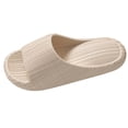 thumbnail image 3 of Agkizg Women Bathroom Slippers, Shower Shoes, Striped Eva Slide Sandals Odor Wear Casual Indoor Bathroom Shower Summer Slippers, 3 of 6