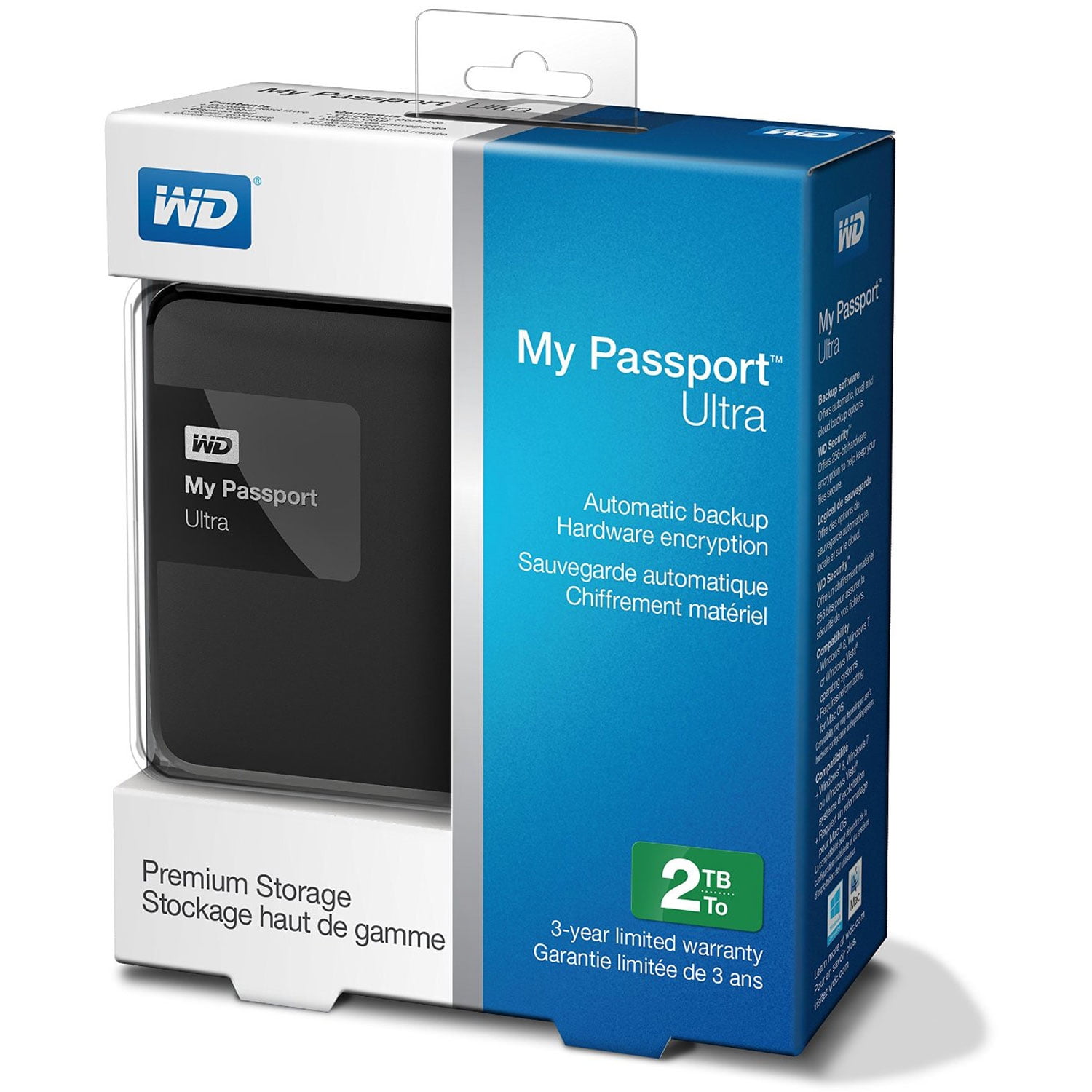 Western Digital My Passport Ultra 2TB External Hard Drive