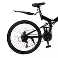 thumbnail image 5 of 21 Speed Bicycle Full Suspension MTB Bike Steel Black 26" Folding Mountain Bike, 5 of 8