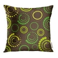 thumbnail image 1 of EREHome Brown 1950S Abstract Green Simple Geometric 1960S Endless Pillow Case 16x16 Inches Pillowcase, 1 of 1