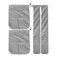 thumbnail image 1 of OULII 1Set Grey Windshield Wiper Covers for Cars Durable Protective Wiper Sleeves Against Snow and Rain, 1 of 8