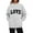 White, variant on Turilly Women's Winter Printed High Neck Long Sleeved Hoodless Sweatshirts Without Hat Pocket Hoodie
