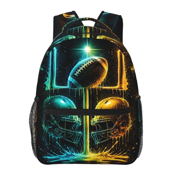 Football Backpack Lightweight Travel Bag for Men and Women