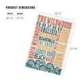 thumbnail image 2 of Lantern Press 1000 Piece Jigsaw Puzzle, Wildwood, New Jersey, Typography, 2 of 5
