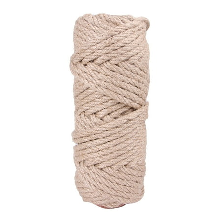 Baluue Cat Rope Scratching Post Khaki Sisal Hemp 1Pcs