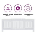 thumbnail image 3 of vidaXL Engineered Wood Radiator Cover White 80.7", 3 of 11