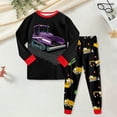 thumbnail image 2 of Leey-World Bamboo Viscose Toddler Pajamas Boys Girls Baby Pjs Sets Kids Long-Sleeve Snug fit Sleepwear 6-12 Months 12-24 Months 2t 3t 4t 5t 6t 7t 8t 9t Children(Red,2-3 Years), 2 of 5