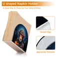 thumbnail image 4 of Monkey Color Spots Napkin Holder for Table Clear Napkin Stand Paper Holder Acrylic Organizer Dispenser Napkins for Dinner Kitchen Restaurant Room, 4 of 8