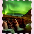 thumbnail image 2 of CafePress - Wild Skies Over Iceland - Baby Light Bodysuit, Size Newborn - 24 Months, 2 of 4