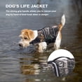 thumbnail image 4 of Christmas Saving Clearance! Sruiluo Dog Life Jacket, Pet Life Safety Vest for Swimming Boating, Dog Lifesavers Swimsuits for Pool, Dog Water Floatation Vest, for Small Medium Large Dogs, Camouflage A, 4 of 6