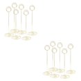 thumbnail image 3 of Advancent 6 Pcs 22cm Tall Table Number Clips Photo Cards  Holder Paper Menu 2piezas Oro, 3 of 6