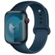 thumbnail image 1 of Correa de silicona para Apple Watch, pulsera deportiva de 44mm, 45mm, 40mm, 41mm, 42-38mm y 45 mm, serie iwatch 8 7 6 5 4 3 SE 9 Ultra 2 49mm, 1 of 5