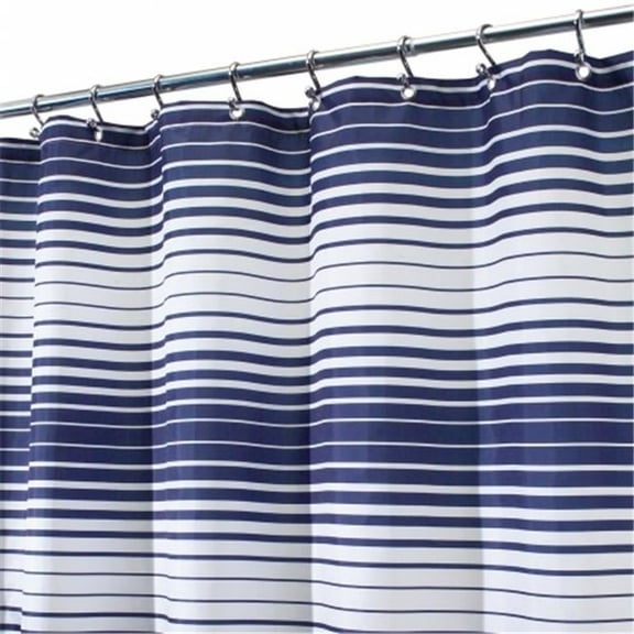 Navy & White Enzo Shower Curtain