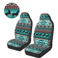 thumbnail image 3 of Uorisanigo Car Seat Cover Sets 2 Pcs Highback Auto Front Seat Protectors for Most Cars, SUVs, Sedan, Trucks, Vans Blue Aztec Horse Dreamcatcher Car Interior Seats Cushion Covers, 3 of 7
