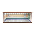 thumbnail image 2 of Bunblic 1:64 Parking Lot LED Display Case Four Decks Container Collectibles Vehicle Garage Showcase for Diecast Car Layout Collection A, 2 of 8
