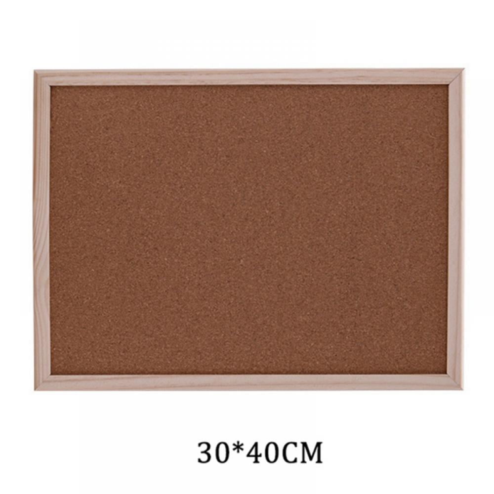 Summark DIY Decorative Board With Frame Cork Board Message Board Household Photo Wall Background Board