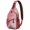 Tribal Style T, variant on Tribal Style Sling Backpack for Women Men, Artistic Ink Style Lightweight Travel Crossbody Bag for Hiking Outdoors
