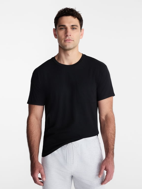 Men's Tri-Blend Pocket Tee Shirt, Sizes XS-4XLT