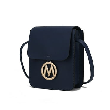 MKF Collection Skylar Small Crossbody Bag Vegan Leather Crossover Bag Handbag By Mia K