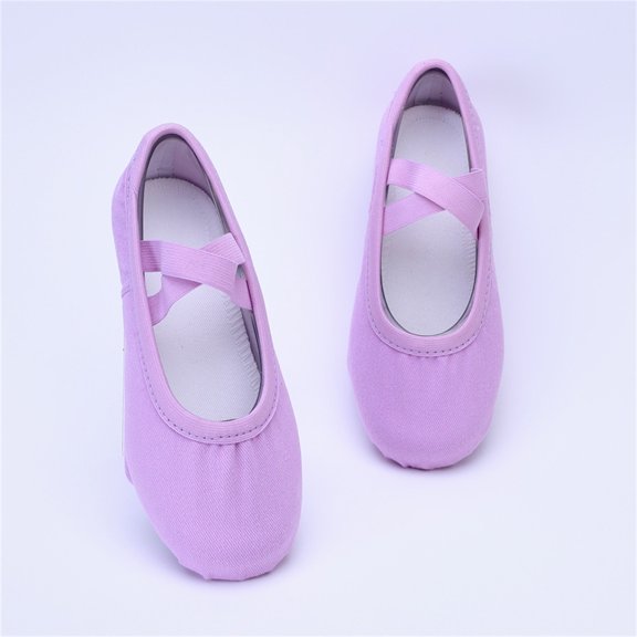 Hauaitttt Girls Soft Sole Ballet Dance Shoes for Practice On Lightweight Sneakers Flexible Gym Shoes for Toddler Kids Shoes for Girls Size 2 Youth Tennis Shoes Kids Shoes Size 1 Toddler Girls Girl